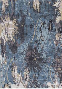 Buy Hand Tufted rugs and carpets online - RM005-(CST)(HT)(270X190CM)(W+V)(Tie-Dye) - Actual Design 1