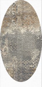 Buy Hand Knotted rugs and carpets online - RM149-(CST)(HK)(Odd Size)(W+BS)(High-Low) - Actual Design 4