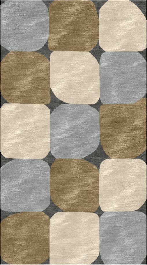 Buy Hand Tufted rugs and carpets online - RM220-(CST)(HT)(274X153CM)(W+V)(Mixing) - Actual Design 1