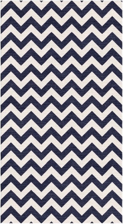 Navy Zigzag